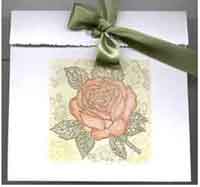 Embossed Rose Card