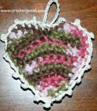Crochet Sashet Heart