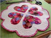 Quilted Valentine’s Day Table Mat