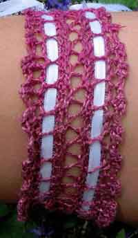 Knitted Lace Wedding Garter Pattern