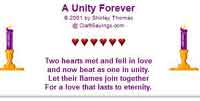 Unity Candle Poem