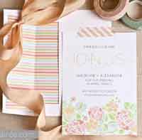 Paris in Bloom Save the Date Cards