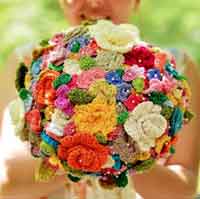 Crochet Wedding Bouquet