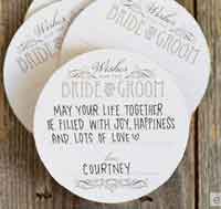Wedding Wishes Coaster Printable