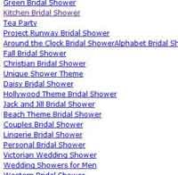 Bridal Shower Themes