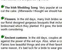 Traditional Irish Wedding