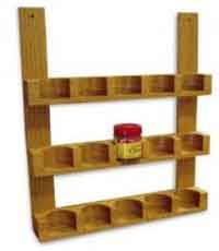 Make a Wooden Spice Jar Rack