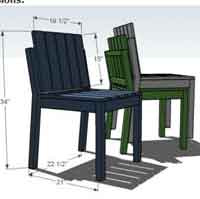 Simple Stackable Outdoor Chairs