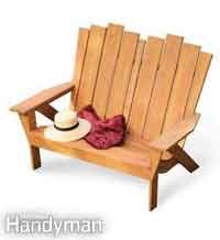 How to Make an Adirondack Chair and Love Seat