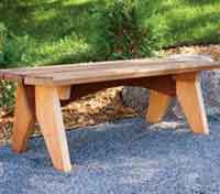 Modern Outdoor Bench Project Plan