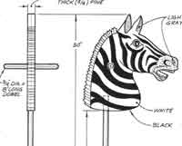 Zebra Hobbyhorse