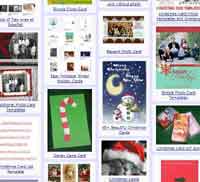 Our New Page of Free Christmas Card Templates