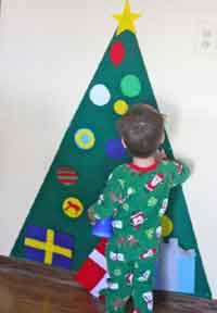 Kid-Friendly Felt Christmas Tree