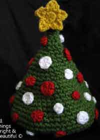 Christmas Tree Baby Hat Crochet Pattern